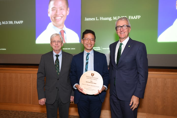 Huang UVM award 2024
